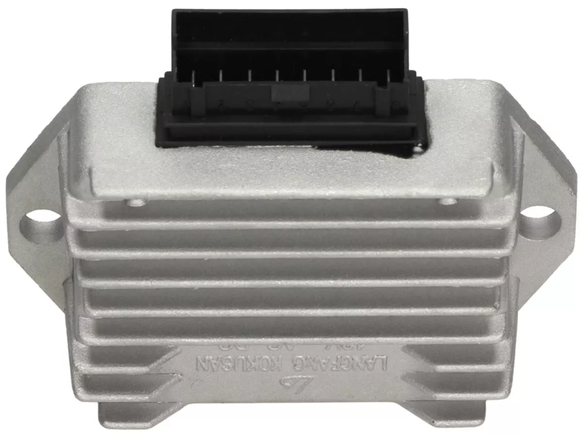 Voltage regulator -8-Pin 12V incl. flasher relay- Piaggio/ Gilera 50 cc 2-stroke (carburator models, since 1998), Vespa S, LX, LXV, Sprint 50, Primavera 50, ET4 125ccm (ZAPM04000 till 1998), Aprilia Mojito Retro 125 ccm (ZD4PM Piaggio Engine)