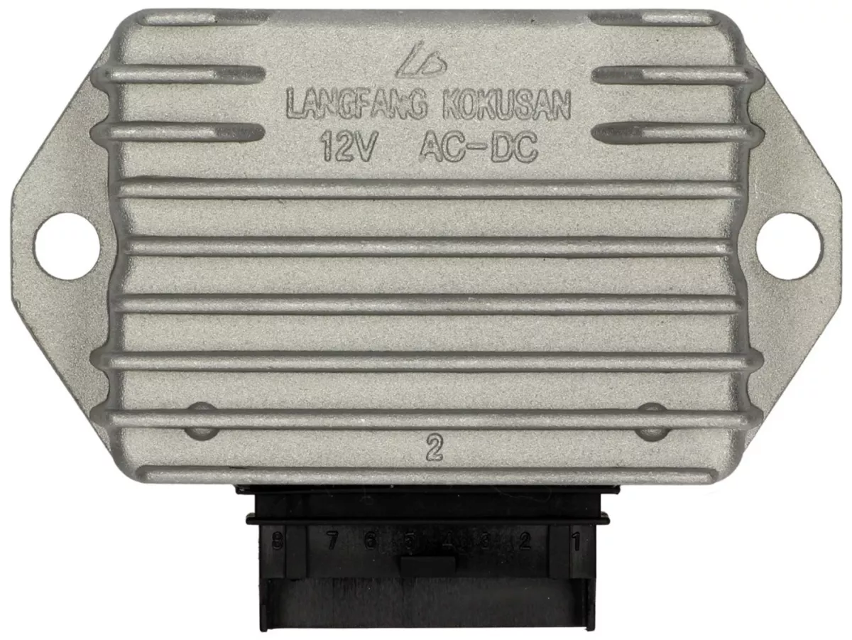Voltage regulator -8-Pin 12V incl. flasher relay- Piaggio/ Gilera 50 cc 2-stroke (carburator models, since 1998), Vespa S, LX, LXV, Sprint 50, Primavera 50, ET4 125ccm (ZAPM04000 till 1998), Aprilia Mojito Retro 125 ccm (ZD4PM Piaggio Engine)