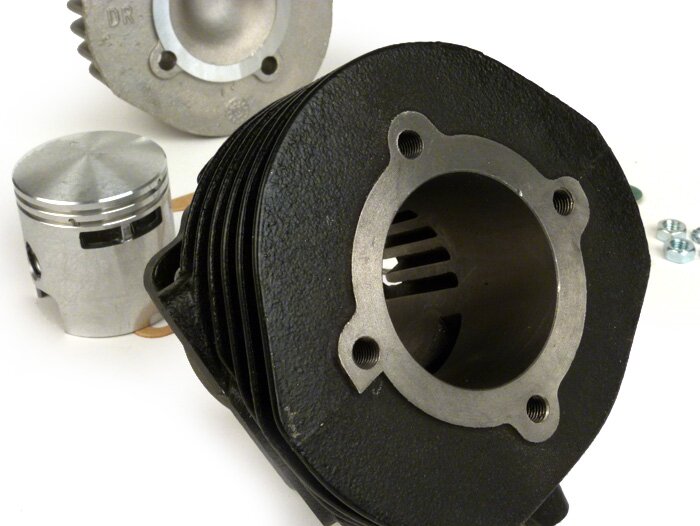 Cilindro -DR 75 ccm 6 porte di trasferimento- Vespa V50, PK50