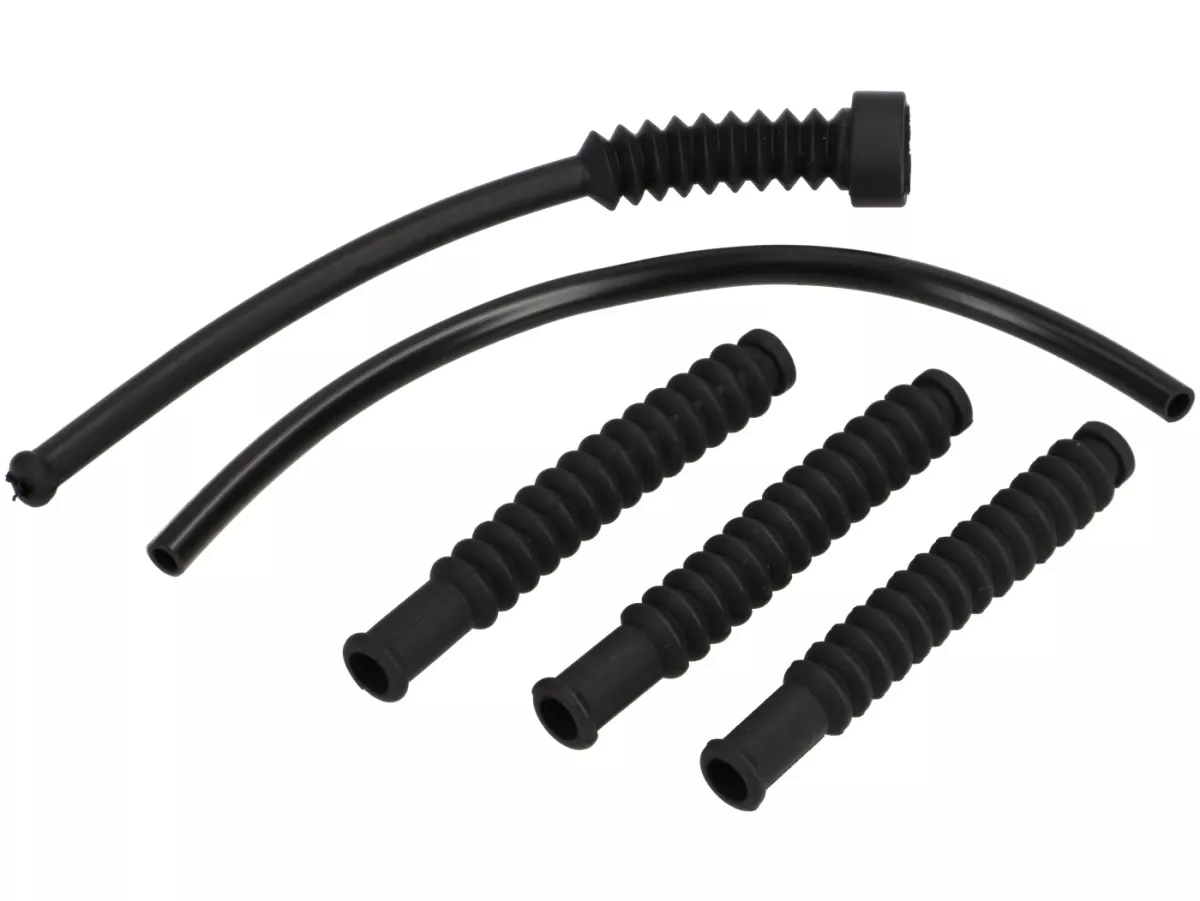 Rubber sleeve kit for transmission cables -LAMBRETTA- Lambretta LI, LIS, SX, TV (series 2-3), DL, GP