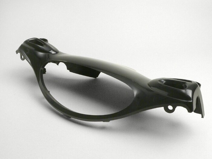 Speedo bezel -PIAGGIO- Vespa ET2, ET4 - grey plastic, unpainted