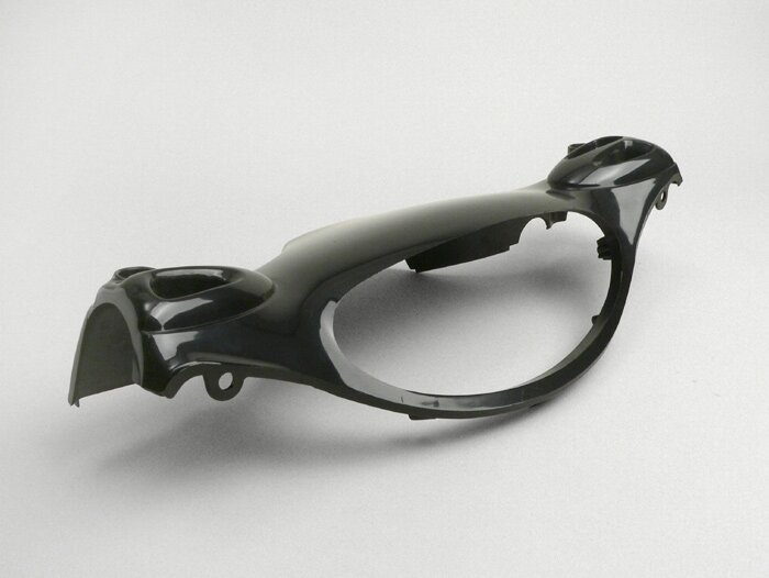 Speedo bezel -PIAGGIO- Vespa ET2, ET4 - grey plastic, unpainted