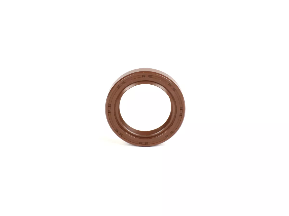 Segel oli (dengan bibir debu) 24x35x7mm -CORTECO brown FKM/Viton® (tahan E10) - digunakan untuk poros engkol Piaggio 125-180 ccm 2-tak - Gilera Runner FX/FXR 125-180, Italjet Dragster 125-180, Piaggio SKR125, SKR150, TPH125, Skipper125, Skipper150, He