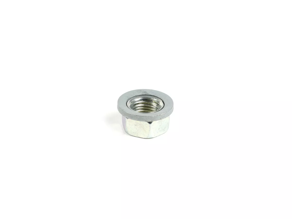 Nut M12 x 1.25 with pivoting collar for Piaggio 125-180 ccm