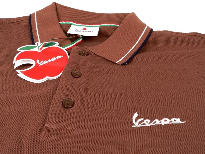 Polo uomo -VESPA- marrone - S