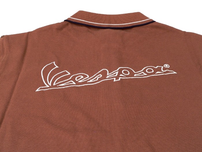 Polo uomo -VESPA- marrone - S