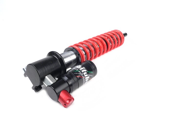Shock absorber front -BITUBO GEV, 240mm (-2013, 2017-2022)- Vespa GT, GTL, GTS, GTV 125-300 - red