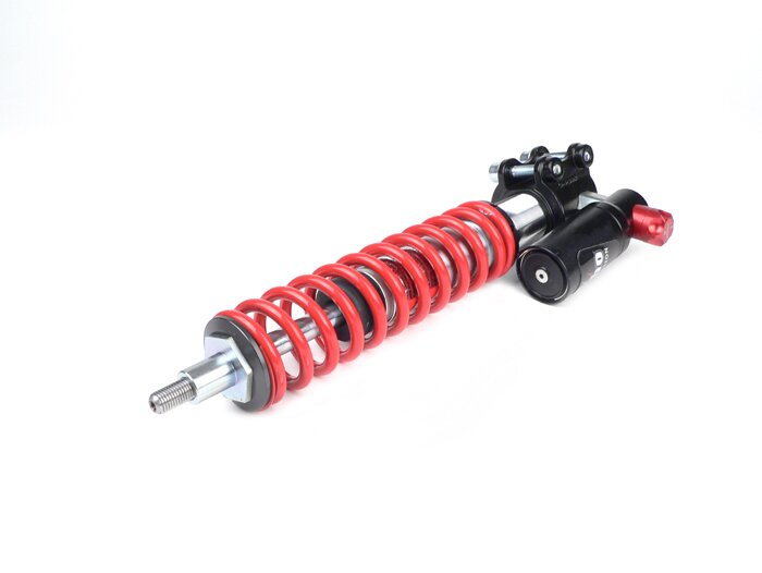 Shock absorber front -BITUBO GEV, 240mm (-2013, 2017-2022)- Vespa GT, GTL, GTS, GTV 125-300 - red