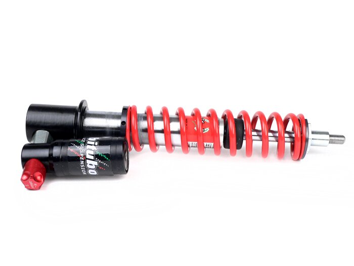 Shock absorber front -BITUBO GEV, 240mm (-2013, 2017-2022)- Vespa GT, GTL, GTS, GTV 125-300 - red