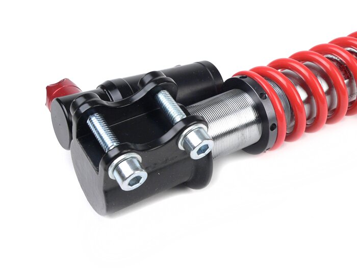 Shock absorber front -BITUBO GEV, 240mm (-2013, 2017-2022)- Vespa GT, GTL, GTS, GTV 125-300 - red
