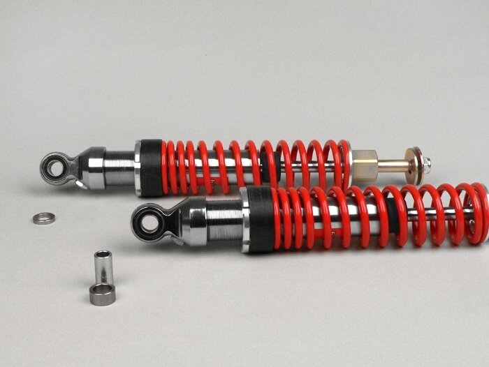 Bakre stötdämparsats -BITUBO WMB, 340mm- Vespa GT, GTL, GTS, GTV 125-300 - röd