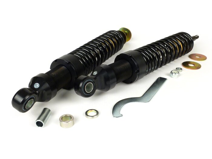 Juego amortiguador trasero -BITUBO WMB BlackEdition, 340mm- Vespa GT, GTL, GTS, GTV 125-300 - negro