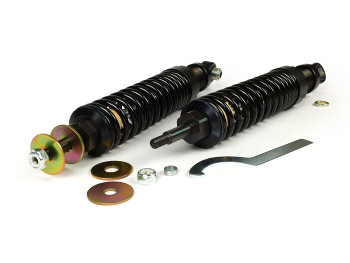 Juego amortiguador trasero -BITUBO WMB BlackEdition, 340mm- Vespa GT, GTL, GTS, GTV 125-300 - negro