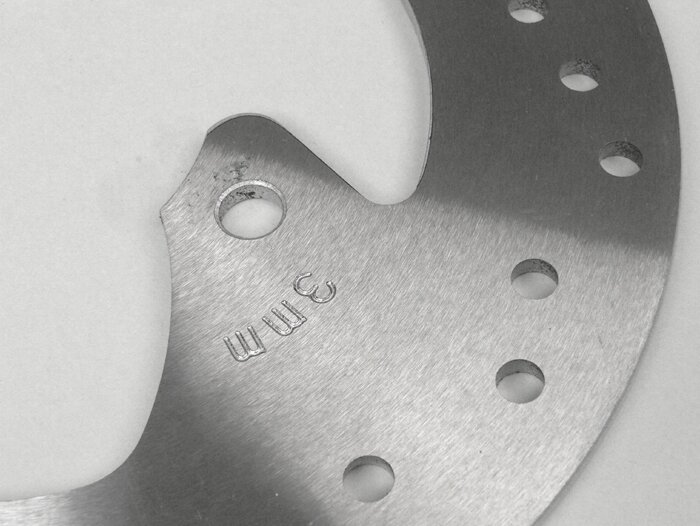 Brake disc -Ø190/58mm 3o- APRILIA Habana 125cc 2000-2002 (f), Habana 50cc 1998-2001 (f), Habana Custom 125cc 2000-2002 (f), Habana Custom 50cc 1998-2001 (f), Leonardo 4-stroke 125cc 1996-1999 (r), Leonardo 4-stroke 150cc 1998-1999 (r), Mojito 125cc 2005 (
