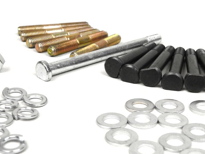 Jeu axes moteur - vis de carter moteur -PIAGGIO- Vespa PX (-1984), Rally180 (VSD1T), Rally200 (VSE1T), Sprint150 (VLB1T), TS125 (VNL3T), GT125 (VNL2T), GTR125 (VNL2T), GL150 (VLA1T), Super, VNA, VNB, VBA, VBB
