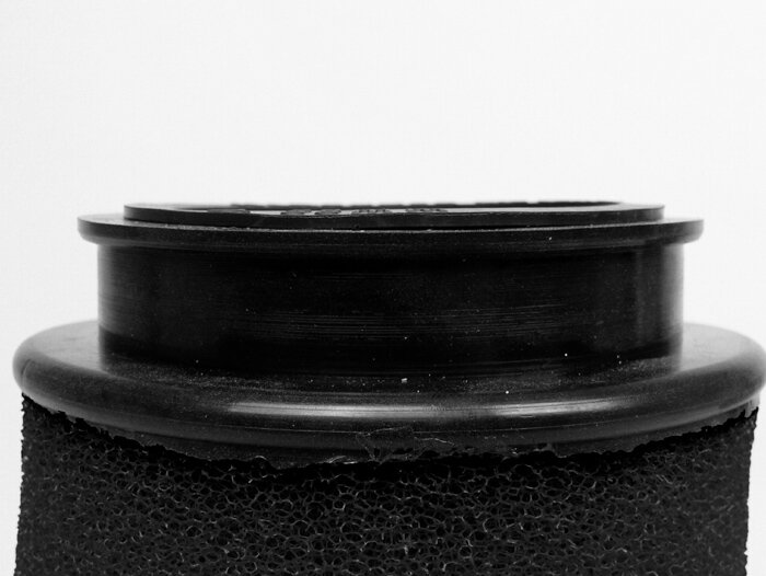 Filtro de aire -MARCHALD Power Doble Capa- Ø=100mm x 95mm, ancho de conexión Ø=46-49-52-55-58-62mm - Negro