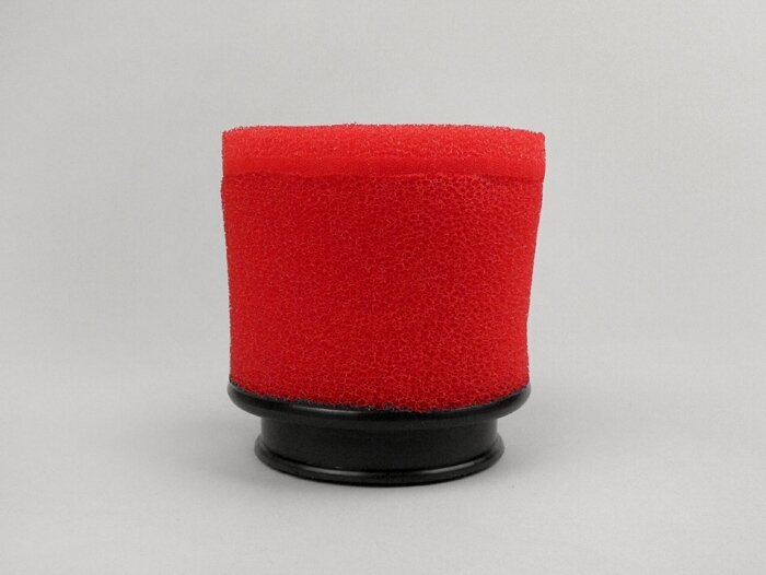Air filter -MARCHALD Power Double Layer- Ø=100mm x 95mm, CS Ø=46-49-52-55-58-62mm - red
