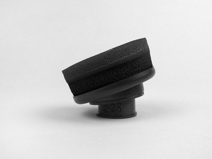 Luchtfilter -MARCHALD Power Double Layer- Ø=85mm x 65mm, aansluitbreedte Ø=28-32-36-39-43mm - Zwart