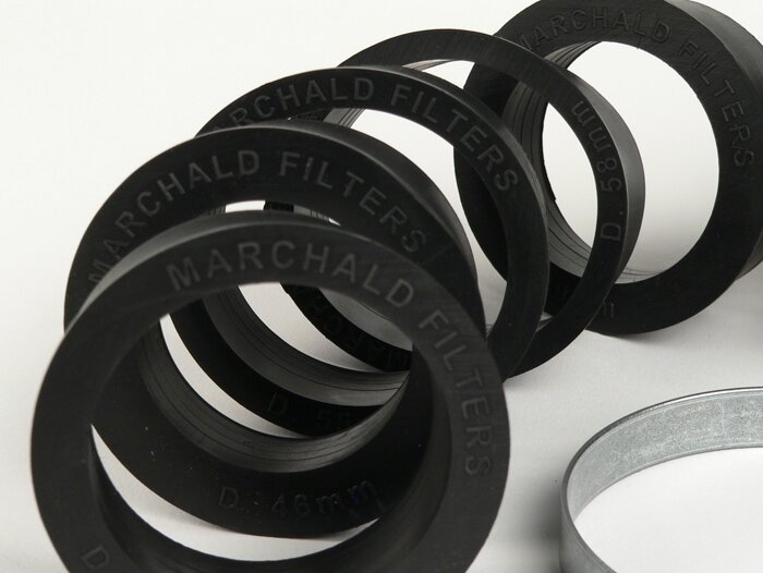 Air filter -MARCHALD Power Double Layer- Ø=100mm x 65mm, CS Ø=46-49-52-55-58-62mm - black