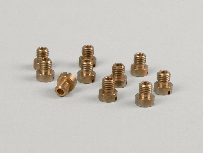 Hoofdsproeier set -BGM PRO voor Dellorto (type: 1486) 5mm- (125-147) - (125-128-130-132-135-138-140-142-145-147)