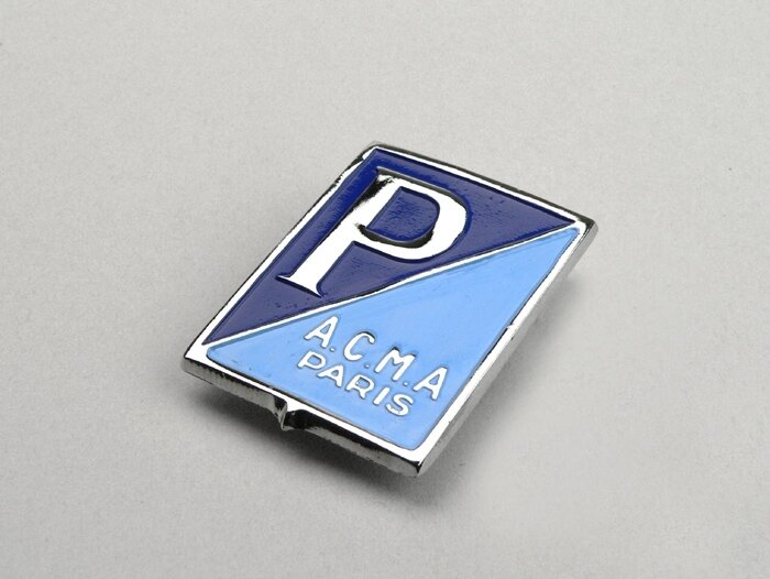Cascade belettering -VESPA- Piaggio A.C.M.A. Parijs rechthoek - Vespa ACMA - buigen tabbladen