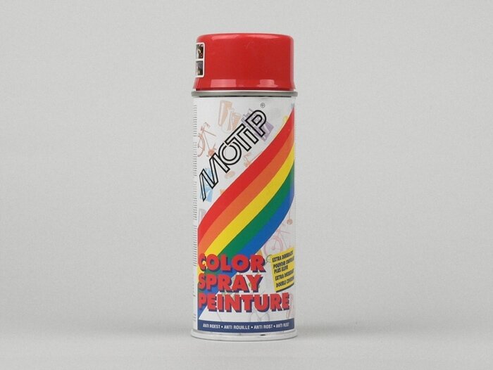 Verf -MOTIP- Vuurrood (RAL3000) - 400ml