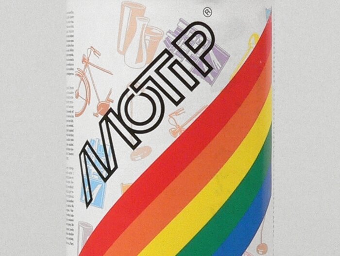 Verf -MOTIP- Vuurrood (RAL3000) - 400ml
