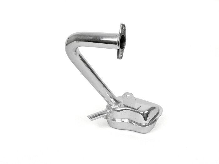 Exhaust -OEM QUALITY- Vespa V50, 50N, 50S, 50L, 50R, 50 Special, V50 Elestart, PV125 - chrome