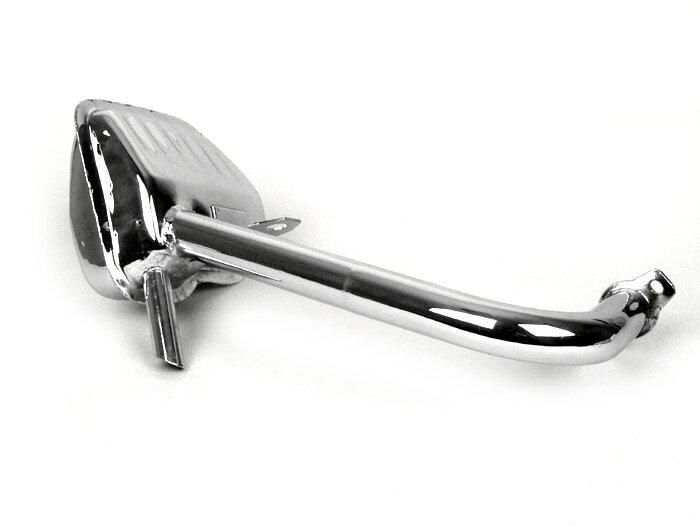 Exhaust -OEM QUALITY- Vespa V50, 50N, 50S, 50L, 50R, 50 Special, V50 Elestart, PV125 - chrome