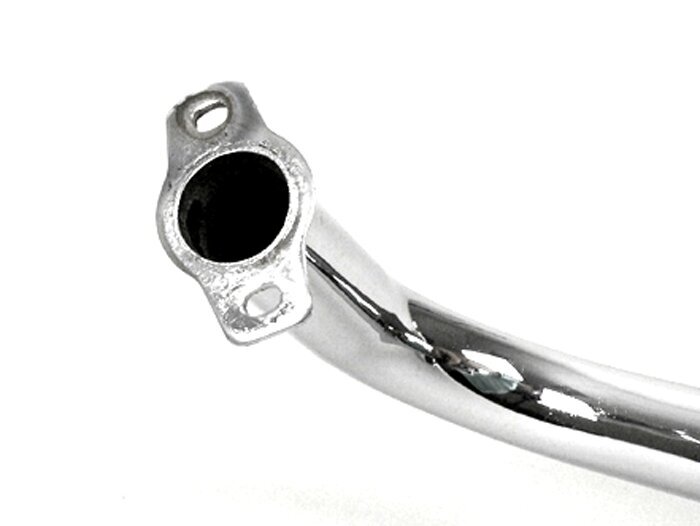 Exhaust -OEM QUALITY- Vespa V50, 50N, 50S, 50L, 50R, 50 Special, V50 Elestart, PV125 - chrome