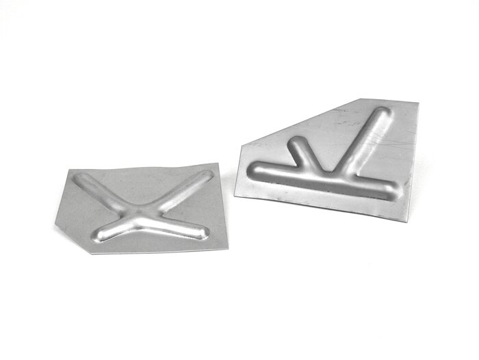 Rear floor board reinforcing plate X+K -AMS CUPPINI- Vespa V50, PV125, ET3