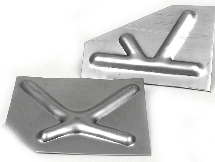 Rear floor board reinforcing plate X+K -AMS CUPPINI- Vespa V50, PV125, ET3