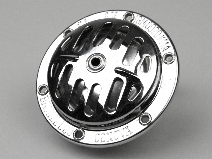 Horn -GPM 6V AC- Lambretta J50, J100, J125, LI 125 (series 1), LI 125 (series 2, -1960), J50, J100, J125, J50 DeLuxe, J50 Special