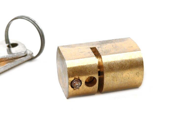 Steering lock -LAMBRETTA- J50, J100, J125 (2nd version)
