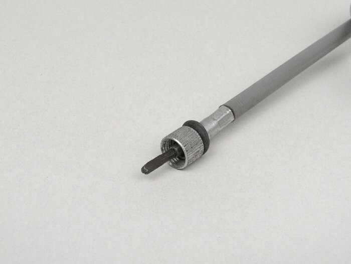Cavo tachimetro -CIF- Vespa VNB5T 033017->, VNB6T, VBB2T 216001-> (8 pollici, quadrato superiore 2,7 mm, inferiore 2,7 mm)