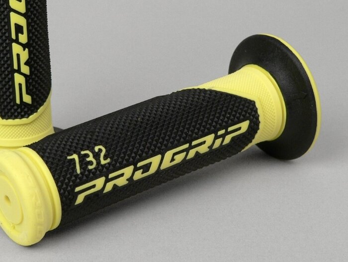 Pair of grips -PROGRIP 732 Gel Touch Ø=22/24mm- yellow