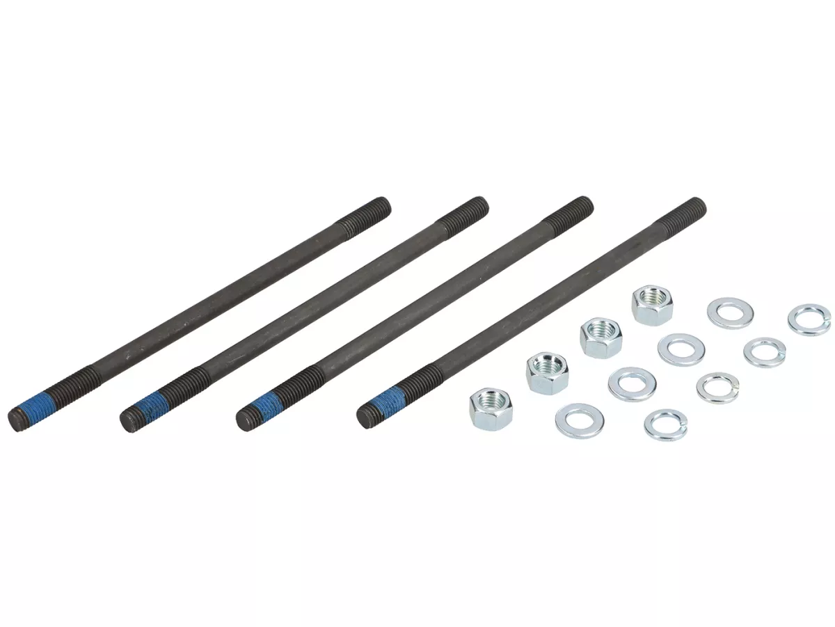 Stud set -M7 x 140mm- (used for cylinder Vespa PX80, PX125, PX150, Sprint GT125 (VNL2T), GTR125 (VNL2T), TS125 (VNL3T), Super, VNA, VNB, VBA, VBB, V90, SS90, PV125, ET3, PK80, PK125, Lambretta LD 125 (since yoc 1956), D 125 (since yoc 1956), LD 150, D 150