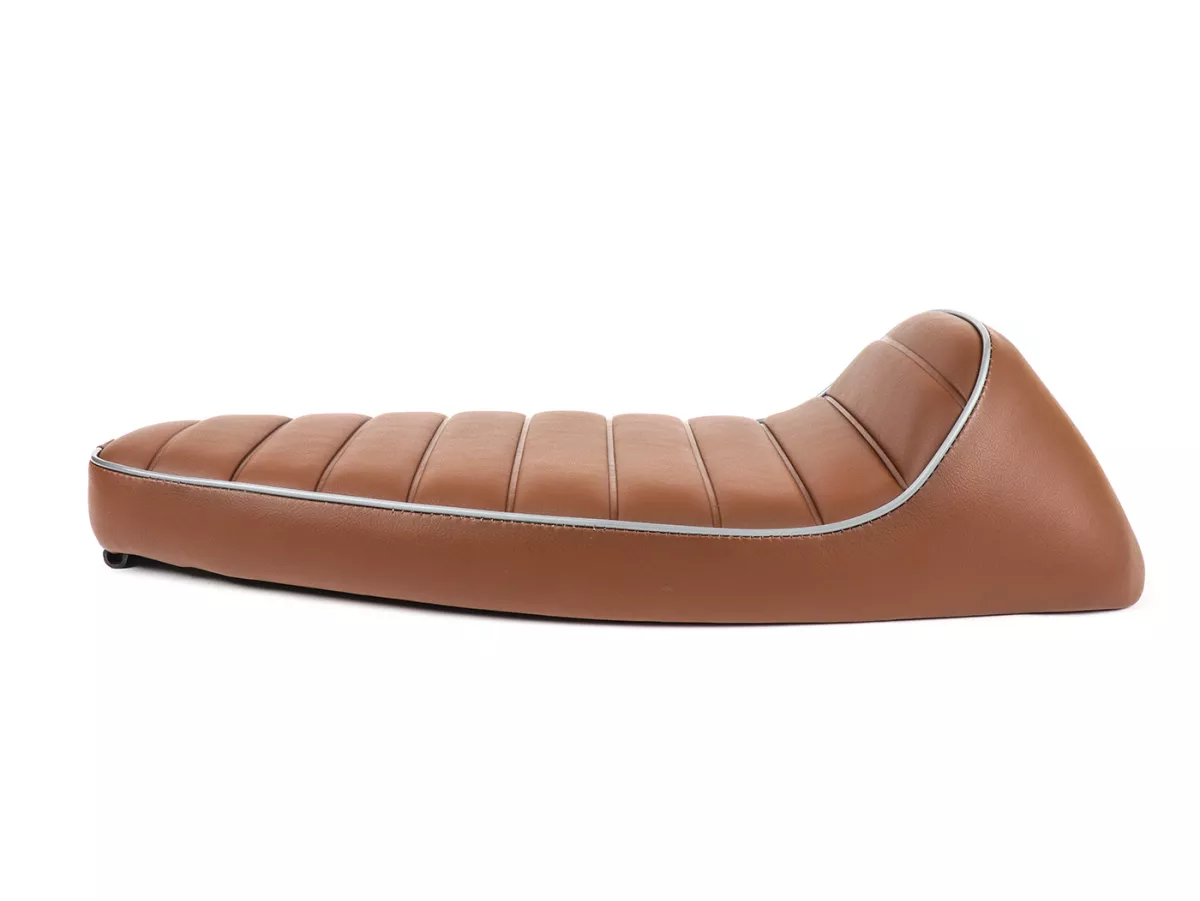 Kursi -FASTBACK 2.0- Vespa PK S, PK XL - Coklat / Abu-abu