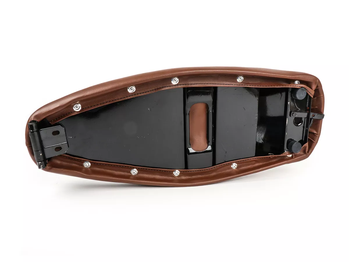 Kursi -FASTBACK 2.0- Vespa PK S, PK XL - Coklat / Abu-abu