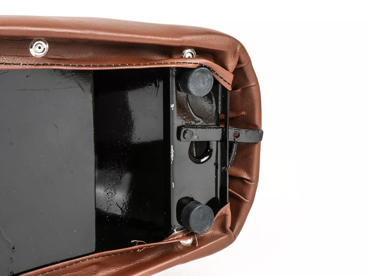 Kursi -FASTBACK 2.0- Vespa PK S, PK XL - Coklat / Abu-abu
