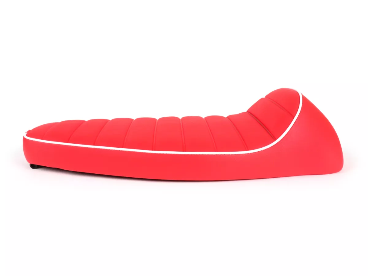 Selle -FASTBACK 2.0- Vespa V50, PV125, ET3 - rouge/blanc