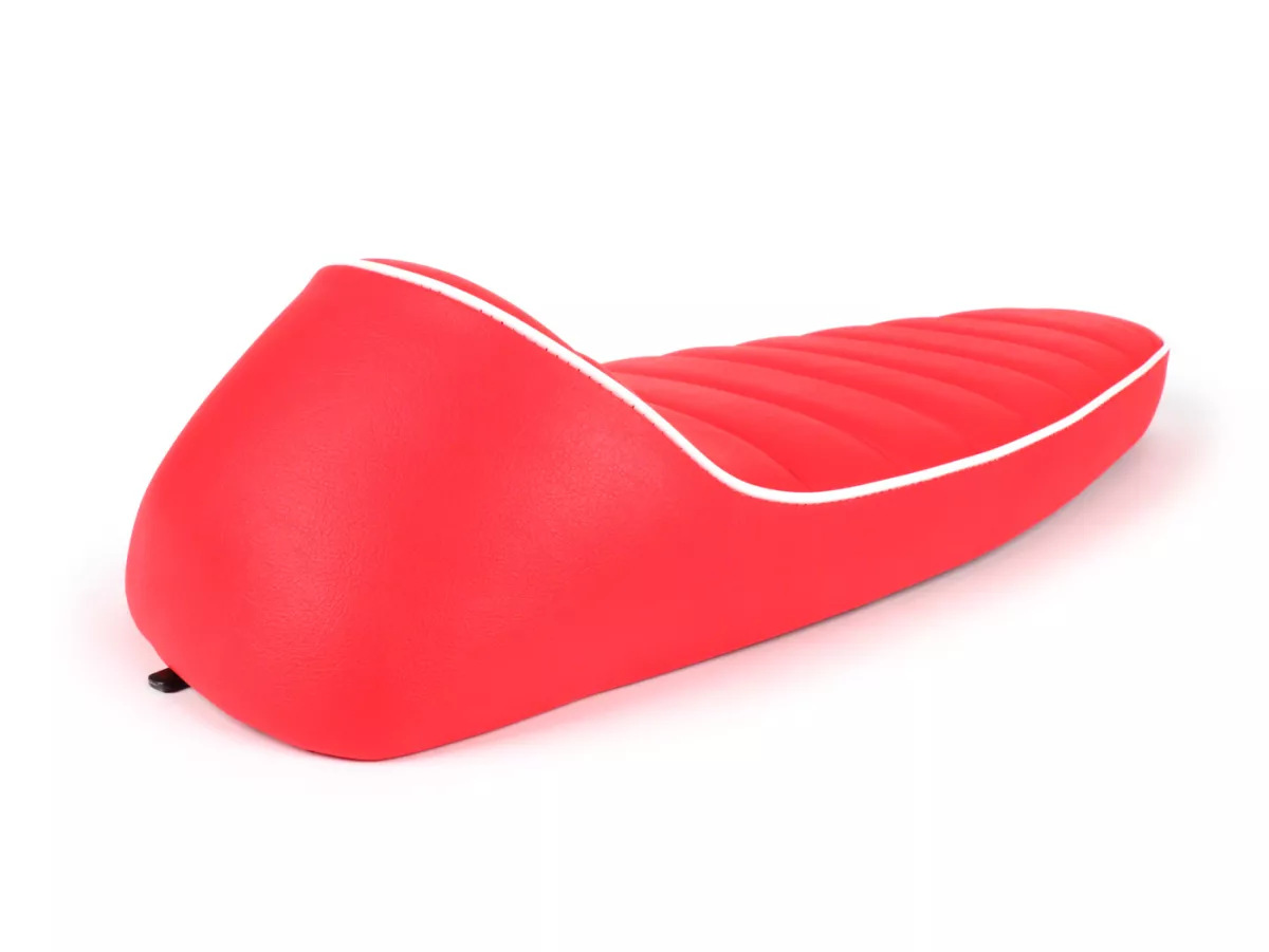 Selle -FASTBACK 2.0- Vespa V50, PV125, ET3 - rouge/blanc