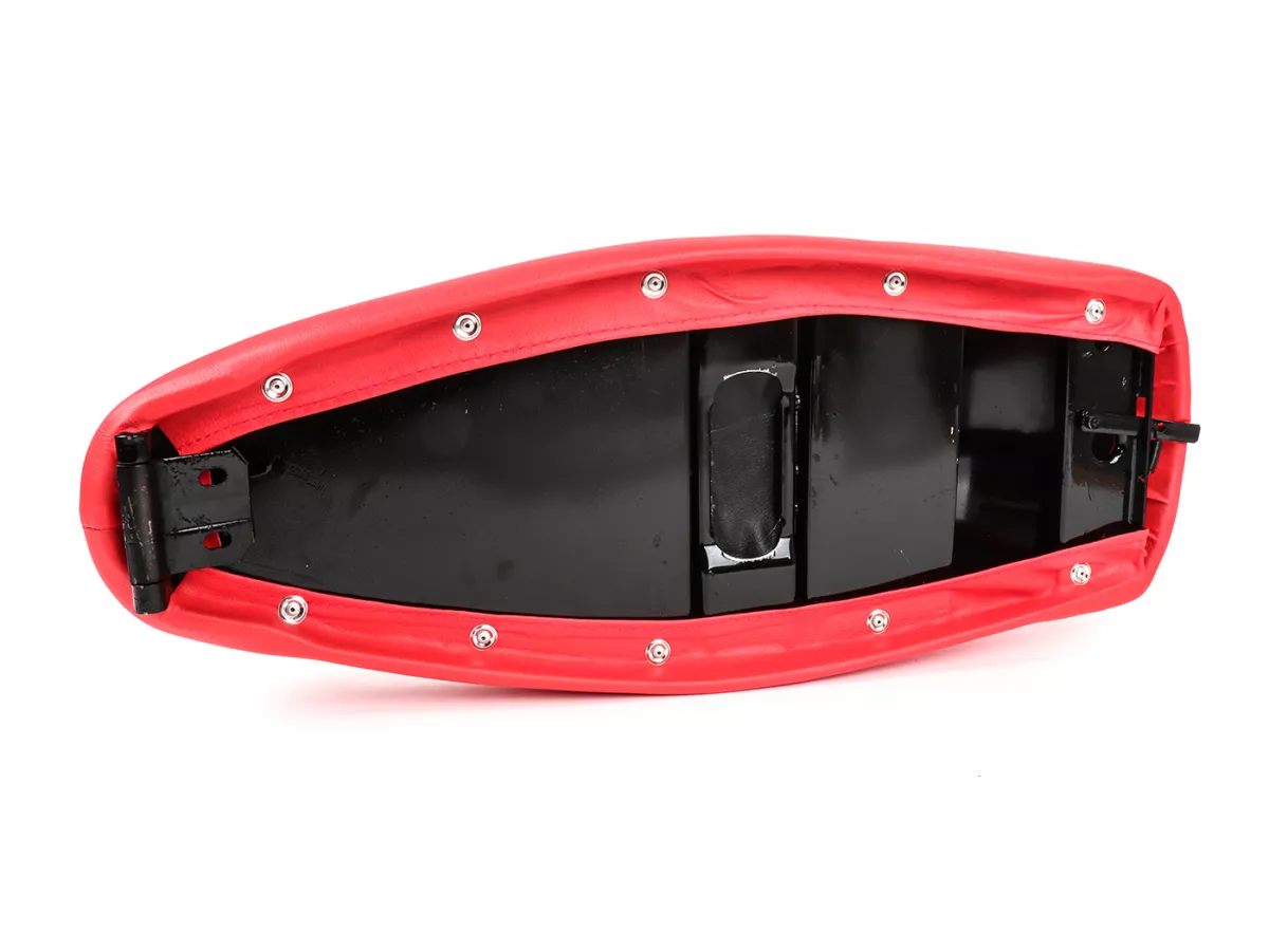 Zadel -FASTBACK 2.0- Vespa PK S, PK XL - Rood / Wit