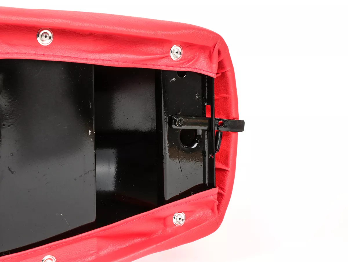 Zadel -FASTBACK 2.0- Vespa PK S, PK XL - Rood / Wit
