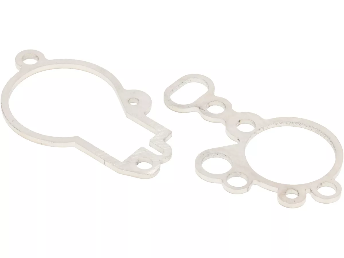 Spacer kit float chamber -BGM PRO- Dell'Orto SI20/20, SI24/24, SI26/26- Vespa Largeframe PX, Sprint, Rally, T5, Cosa, LML 2-stroke - stainless steel 2mm