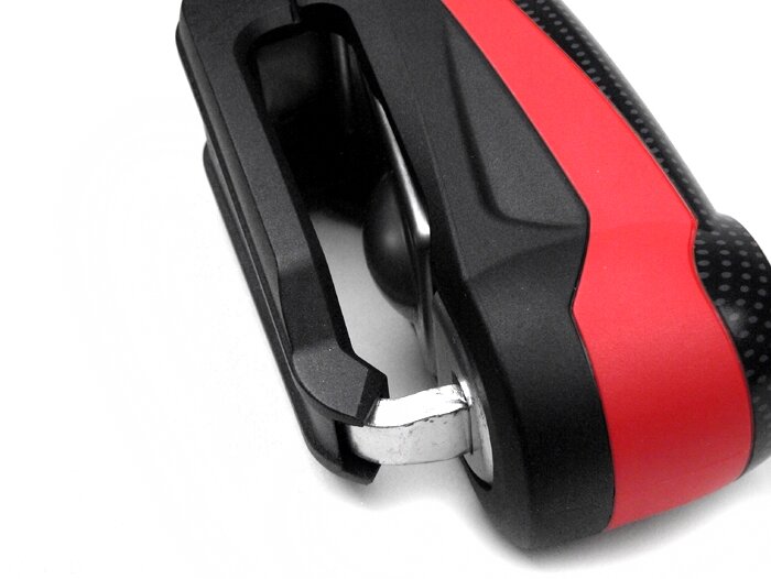 Bloccaggio del disco freno -ABUS Detecto 7000 RS1- con sistema di allarme - rosso