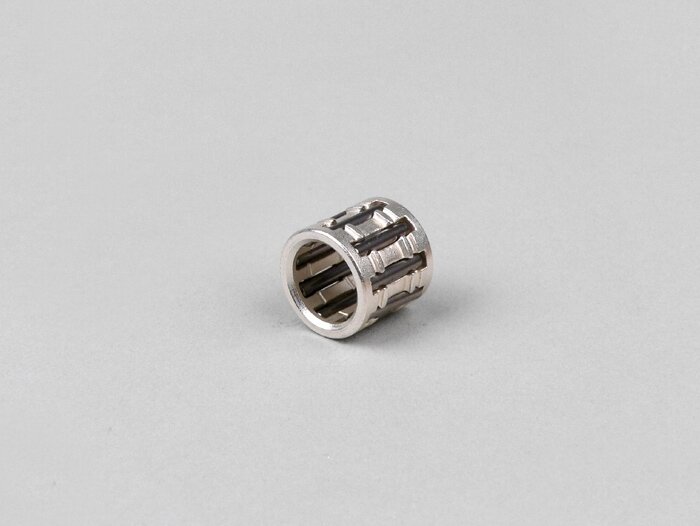 Drijfstanglager -ITALKIT (10x14x13mm)- Minarelli 50 ccm, Morini 50 ccm (type AH) - zilverkleurige kooi
