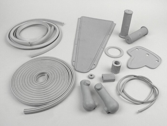 Rubber kit -VESPA- Vespa VNB, VBB - grey