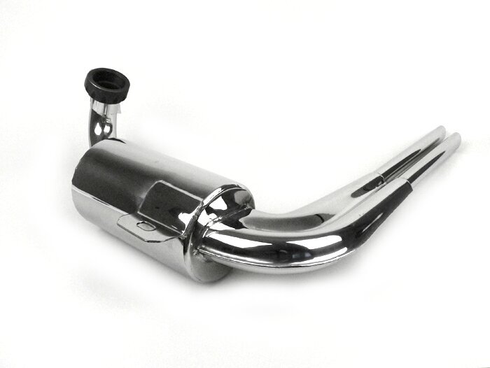 Pot d’échappement -Réplique inox- Vespa GS150 / GS3