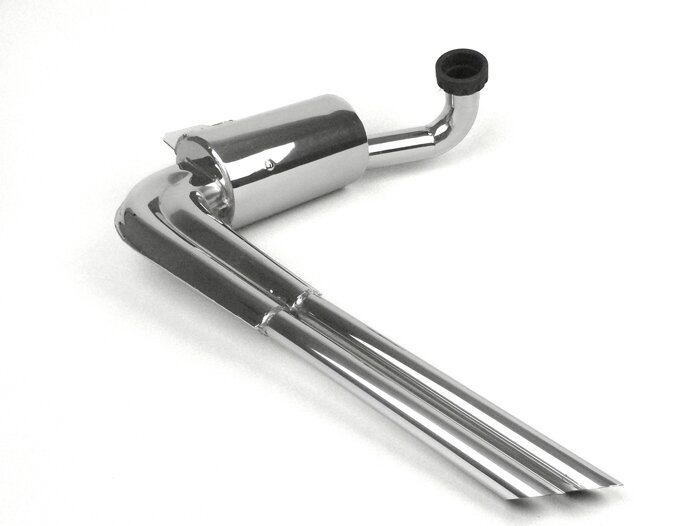 Pot d’échappement -Réplique inox- Vespa GS150 / GS3